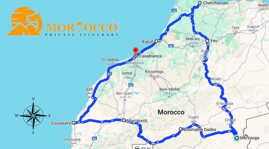 Morocco private itinerary